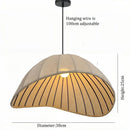 Japanese style fabric ceiling light for elegant lighting