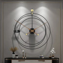 modern design silent wall clock for home decor