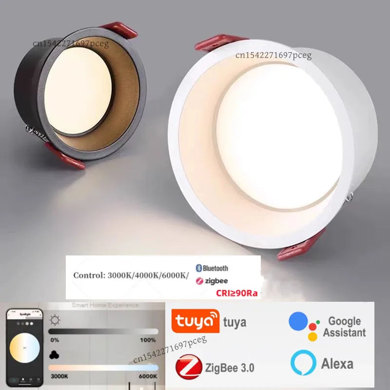 Zigbee 30 LED ceiling light smart dimmable indoor lighting
