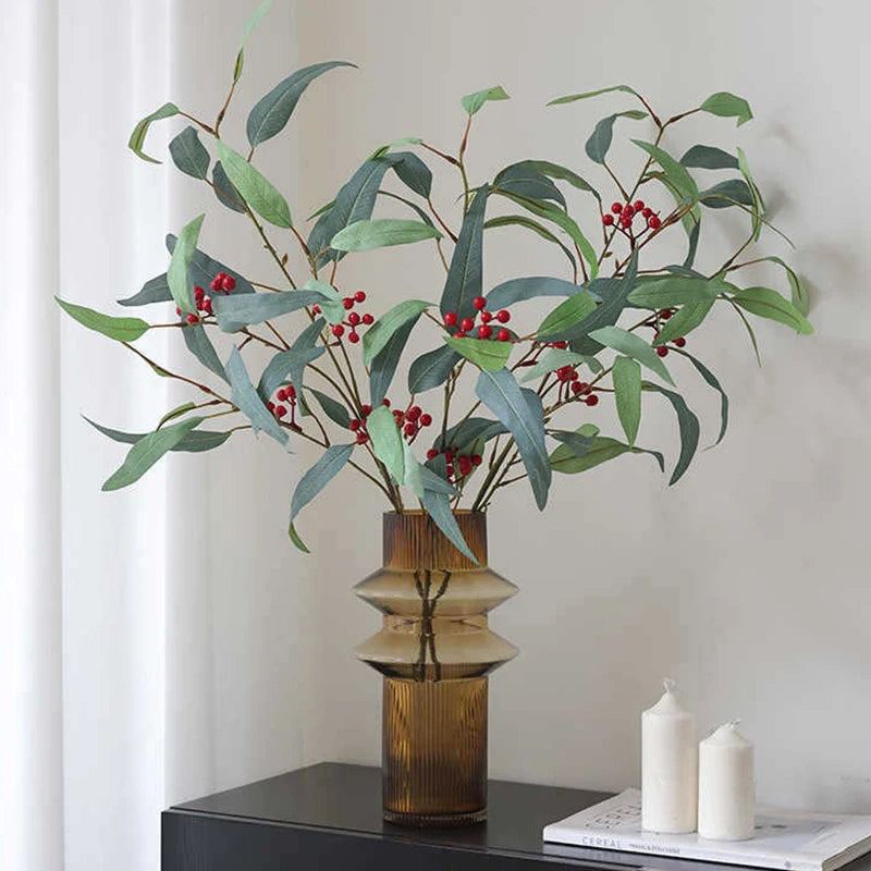 simulation of long branch eucalyptus floral decoration for all occasions