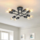vintage sputnik chandelier with multiple modern iron rods