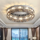 Modern LED crystal chandelier with elegant design for interior décor