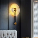 Nordic LED ripple wall light with modern minimalist design