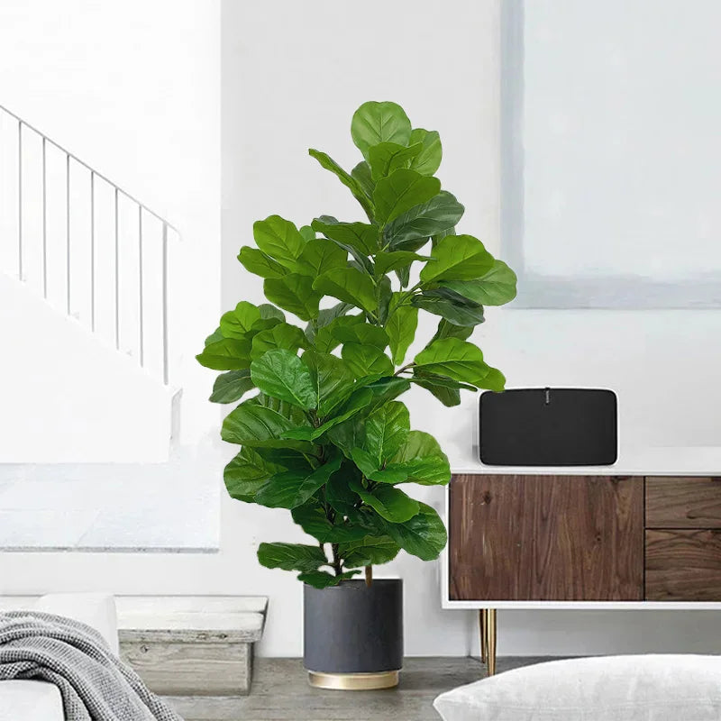 Artificial tropical ficus tree for indoor and outdoor decoration