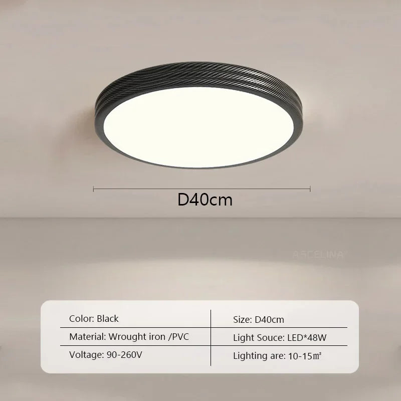 Nordic medieval design LED ceiling light for interior decoration - vue 9 sur 14