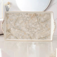 decorative and practical marbled ceramic bathroom accessories
