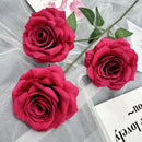 Silk floral decoration with roses and branches for parties