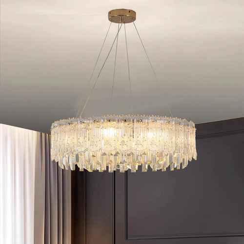 Modern crystal chandelier for high-end decor - vue 4 sur 10