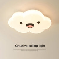 Modern smiley face ceiling light for indoor lighting