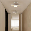 Modern designer ceiling light with rounded shade