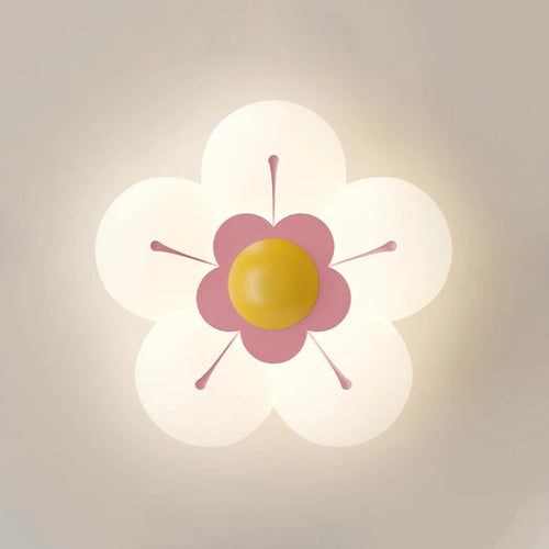 Romantic ceiling light for a little girl's warm and floral bedroom - vue 7 sur 16