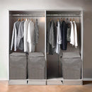 large capacity folding clothes storage bag with handle
