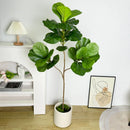 Artificial ficus branches with large leaves for indoor and outdoor decoration