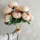 Artificial peony bouquets for elegant home decoration