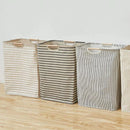 foldable storage basket for dirty laundry with handle