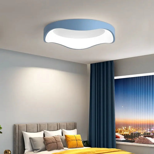 Adjustable modern LED acrylic cloud ceiling light - vue 5 sur 15