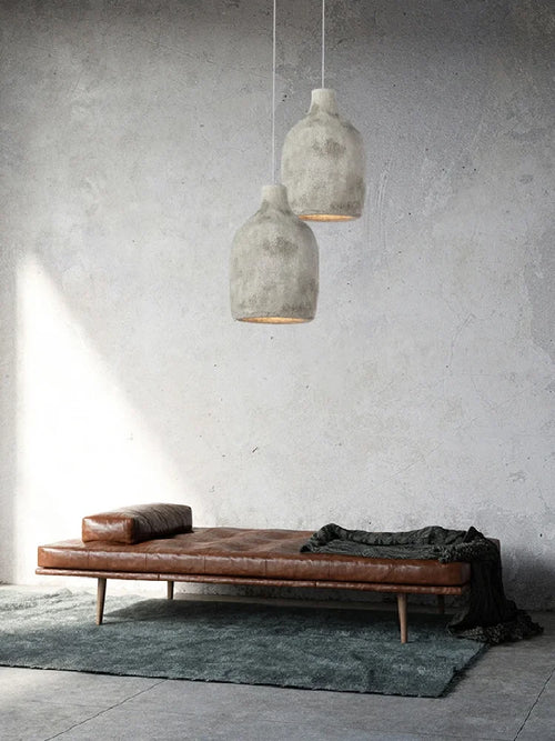 Nordic wabi-sabi pendant light for restaurants, bars and interior decor - vue 6 sur 12