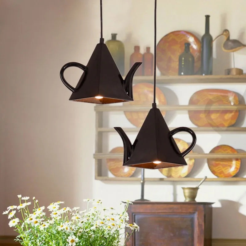 Suspension Cup and teapot Art design