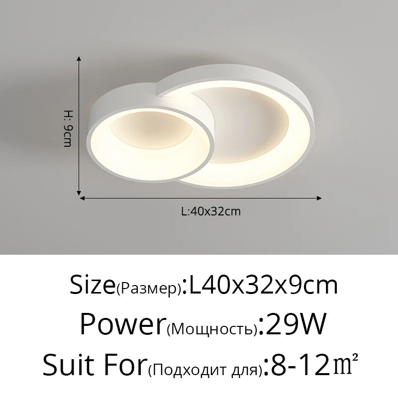 Modern minimalist cloud-shaped LED lamp