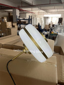 modern milky glass pendant light for elegant interior
