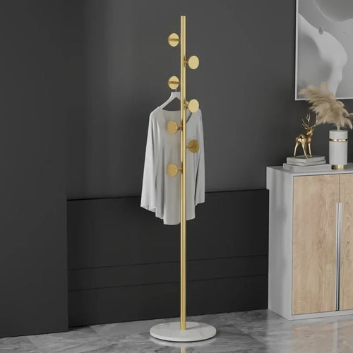 Multifunctional Floor Coat Rack, Hat Hanger, Tree Style, Freestanding Handbag Organizer, Luxury Storage Stand, 7 Hooks - vue 3 sur 28