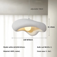 Wabi sabi nordic style LED pendant light