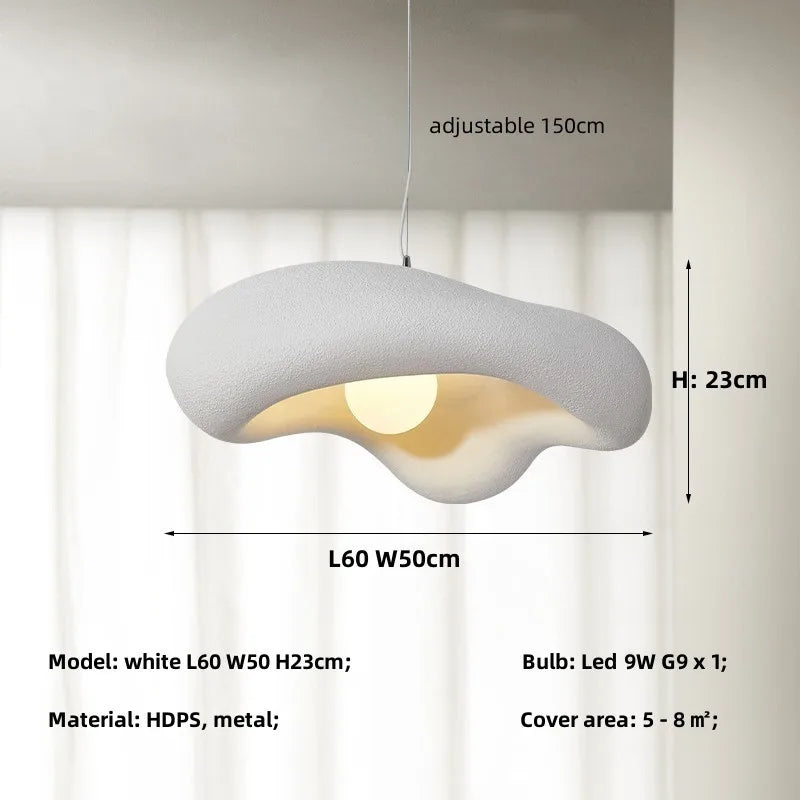 Wabi sabi nordic style LED pendant light