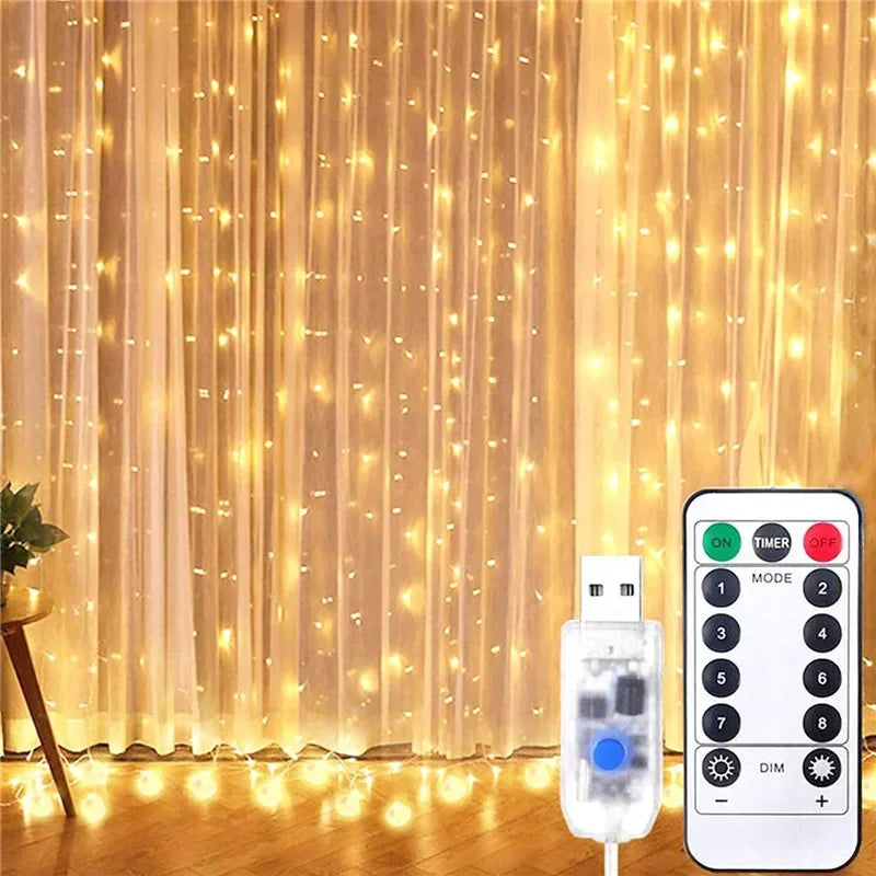 LED string lights for Christmas and festive decoration
