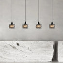Minimalist Italian pendant light in premium copper and glass