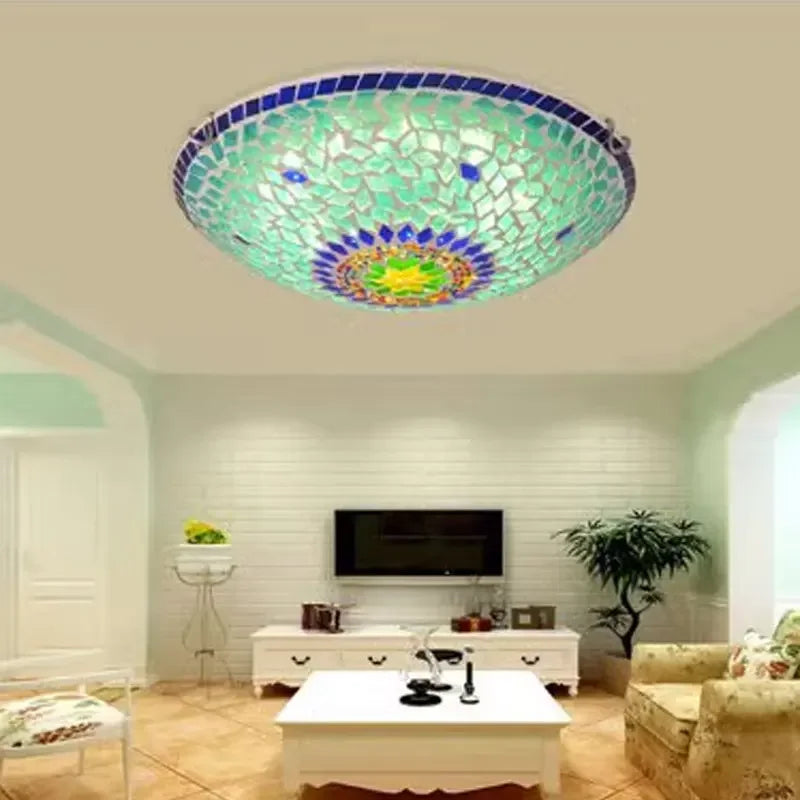 Elegant modern glass chandelier for bright interior decor