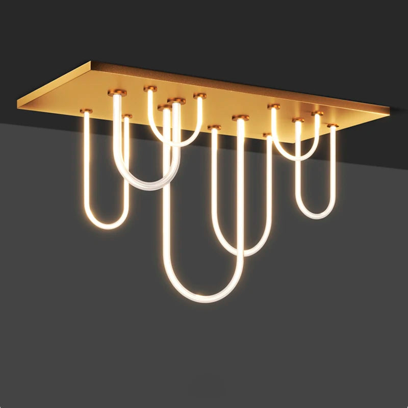 lustre à led moderne intensité variable tendance 2022 suspension - vue 6 sur 11