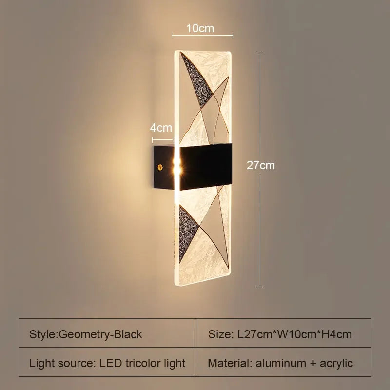 Modern LED wall light - vue 9 sur 17