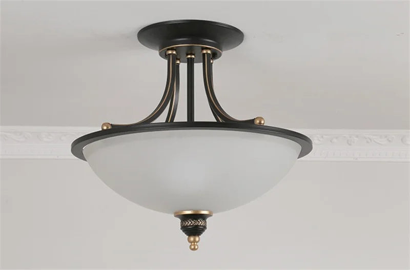 Vintage European style ceiling light for interior decor