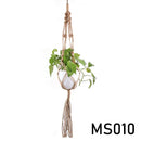hemp rope hanging basket for decorative plants