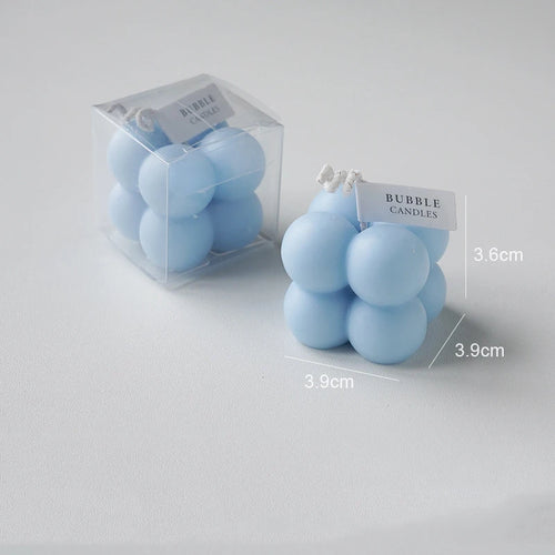 small handmade scented soy wax cube candle - vue 18 sur 17