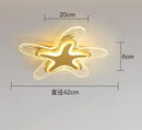 LED star ceiling light for decoration and interior lighting
