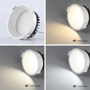 Recessed dimmable LED ceiling light for modern indoor lighting