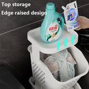 dirty laundry storage basket with practical wheels