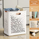 Foldable laundry basket with wheels large capacity multifunctional