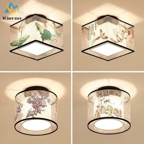 Modern lotus bird LED ceiling light for hotel decoration - vue 5 sur 30
