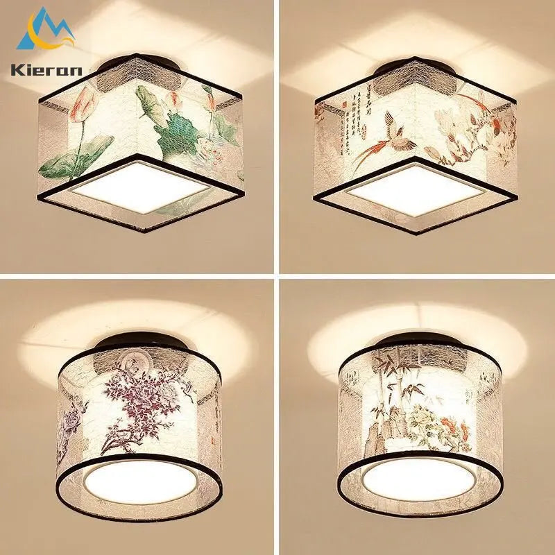 Modern lotus bird LED ceiling light for hotel decoration - vue 4 sur 30