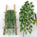 Artificial monstera leaf garland for indoor and outdoor decoration
