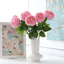 Silk peony flowers for elegant floral decoration