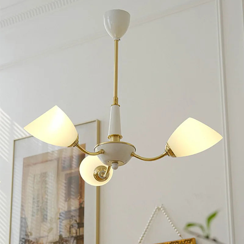 Modern nordic LED chandelier for elegant interiors - vue 3 sur 11