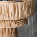 Handmade Japanese style rattan chandelier