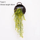 Artificial willow vine wall decoration for home, wedding and balcony