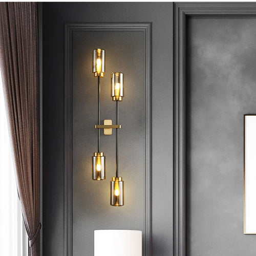 Copper wall light for elegant indoor lighting - vue 4 sur 8