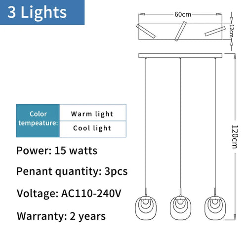 Modern crystal pendant light for decorative indoor lighting - vue 14 sur 20