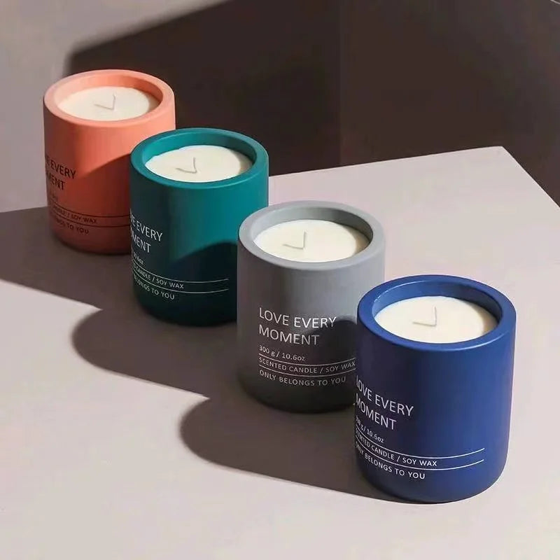 handmade ceramic aromatherapy candle container