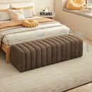 modern design shoe bench with soft and comfortable footrest